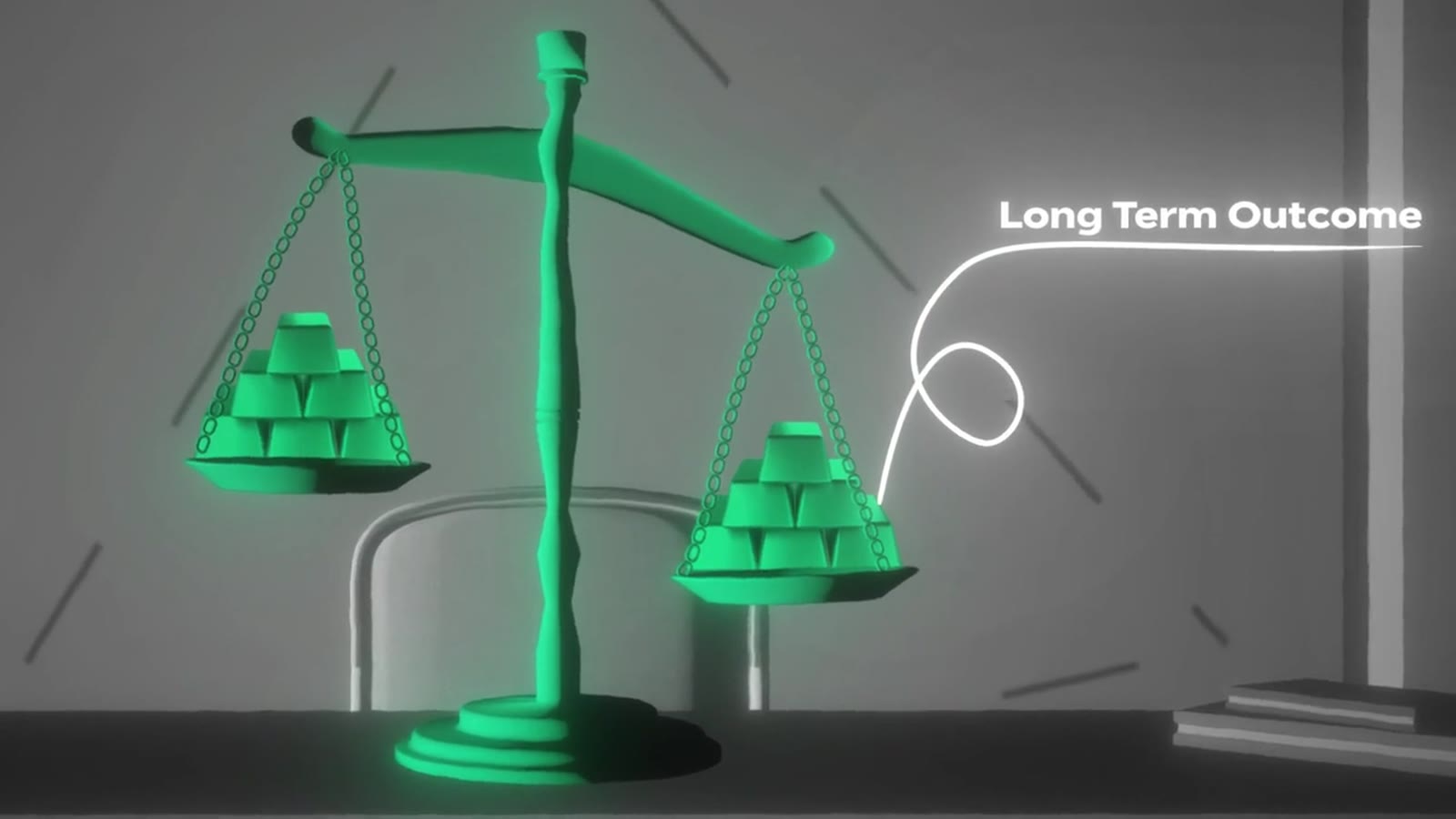 Frame from a short-form edit